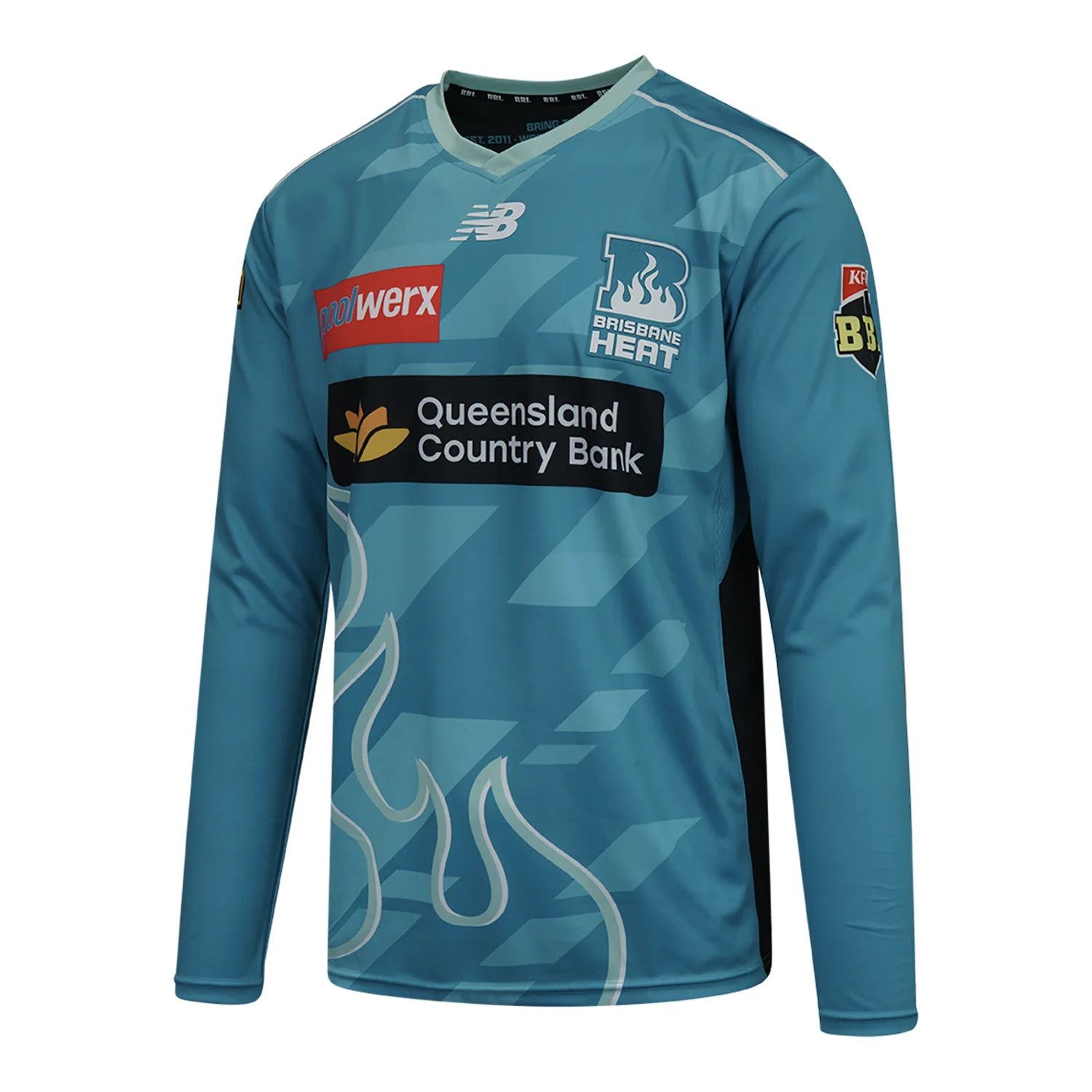 Brisbane Heat BBL Jersey Long Sleeve Mens