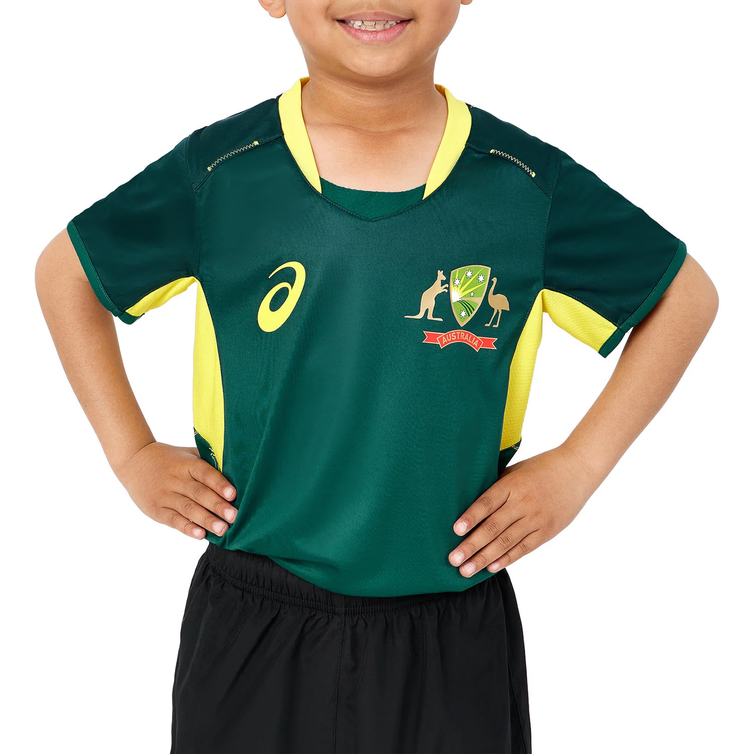 Cricket Australia 23/24 Kids Replica T20 Jersey - Image 4